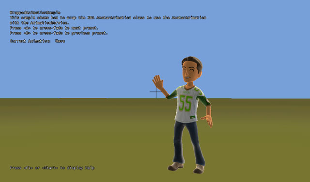 Animating Xbox LIVE Avatars